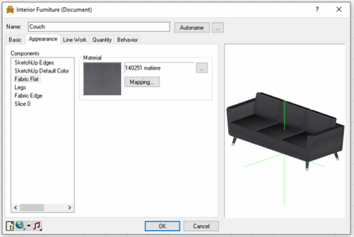 Appearance Dialog