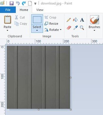 Saving a material